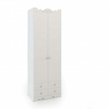 ארון רקפת 2 דלת 4 מגירות